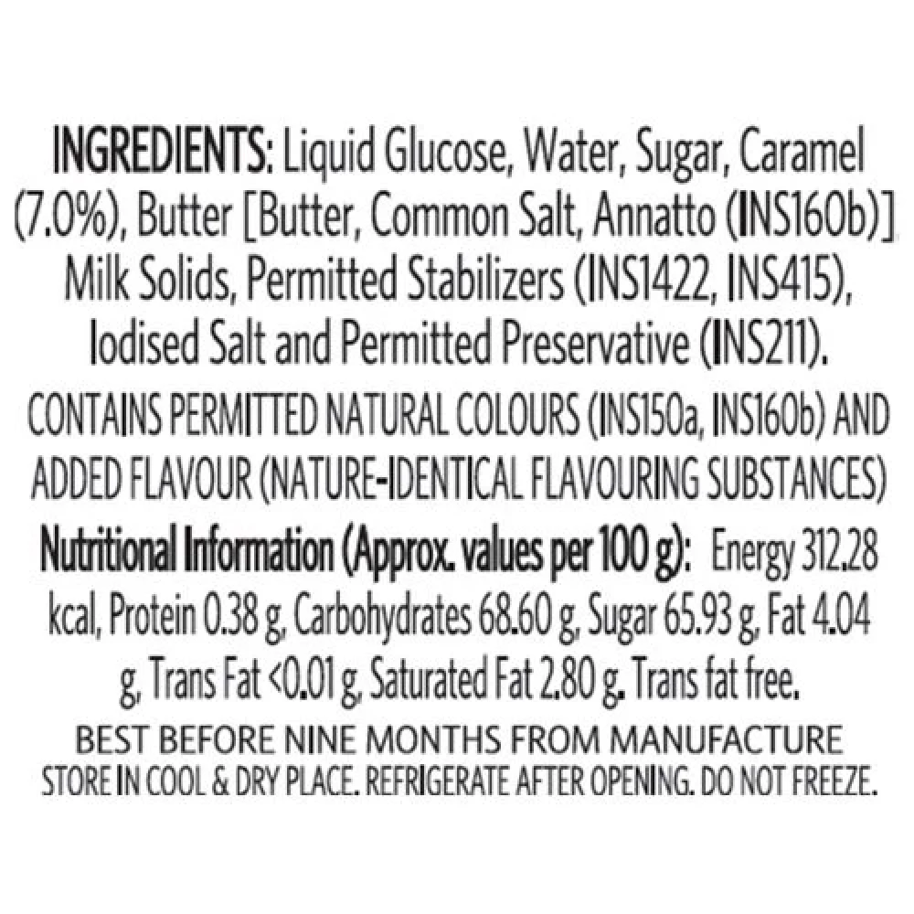 VEEBA Caramel Fudge Topping, 380 g Pet Jar-3.webp